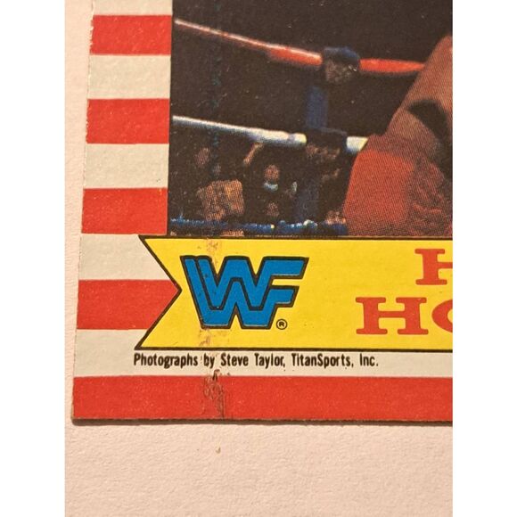 1987 Topps WWF Hulk Hogan Trading Card #3 Vintage Wrestling - Picture 2 of 3